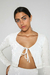 Cardigan Veludo MIA Off-white