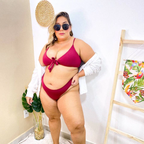 Biquíni Top Nó e Calcinha Asa Delta - comprar online