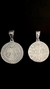 CORRENTE GRUMET ELO DUPLO 3MM 70CM + MEDALHA SÃO BENTO DOIS LADOS - PRATA LEGÍTIMA 925 na internet