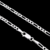 CORRENTE 3X1 3MM -PRATA LEGÍTIMA 925