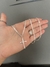 CORRENTE GRUMET 3MM 70CM + CRUZ JESUS - PRATA LEGÍTIMA 925