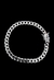 PULSEIRA GRUMET 5MM 21CM COM FECHO GAVETA - PRATA LEGÍTIMA 925