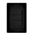 INTERRUPTOR SIMPLES COM 3 SEÇÕES 16A HABITAT BLACK - comprar online