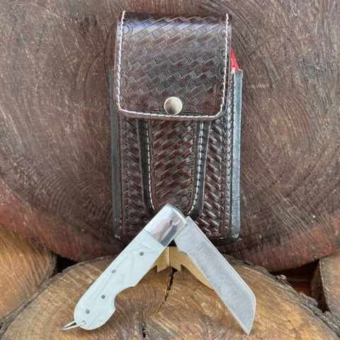 KIT Bruto Canivete Branco Gelo Estampadas