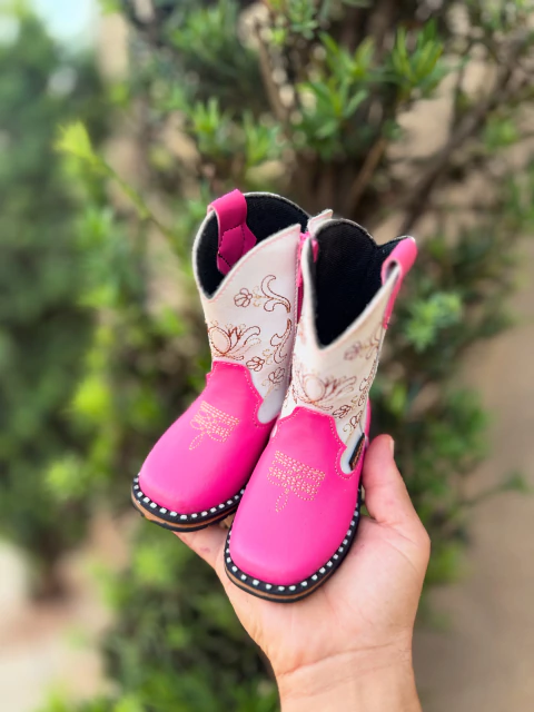 Bota Texana Infantil - cor Rosa pink - comprar online