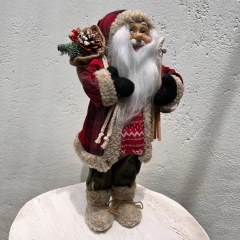 Papai Noel Xadrez CS0027 - Fabio Borgatto & Telma Hayashi | Decoração de Natal 