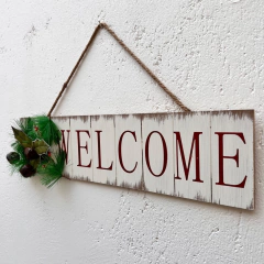 Placa de Natal Welcome MD021 - comprar online