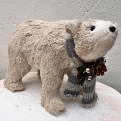 Urso Cachecol Cinza CL0511 na internet