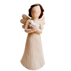 Anjo 15,5cm com pomba 7899675539563B