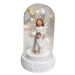 Anjo na cúpula com led 1314 - comprar online