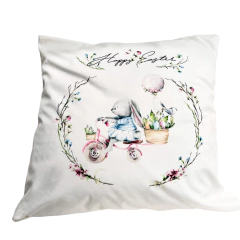 Capa de Almofada Coelho Carrinho MP038P