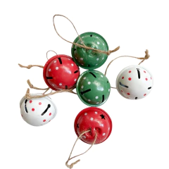 Enfeite pendurar Guizo jogo com 6 peças 1044606 - comprar online