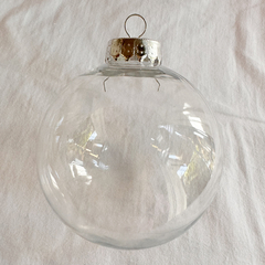 Bola Transparente com 2 unidades 800268 10cm