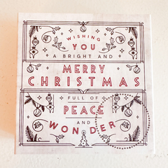Caixa de Fósforo Merry Christimas Quadra Matte SS0071 - comprar online