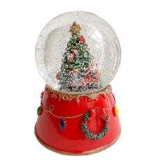 Globo Água Arv Natal clr 12cm 1044317