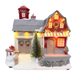Casa Natalina Musical com luz 632-076