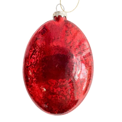 Peça Decorativa de Natal em Vidro - Enfeite de Árvore REG0345Az - comprar online