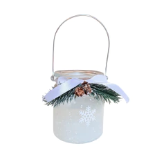 Porta velas com laço e arranjo 1051780 - comprar online