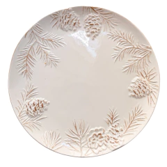 Prato jantar Natal com relevo MP1712 - comprar online