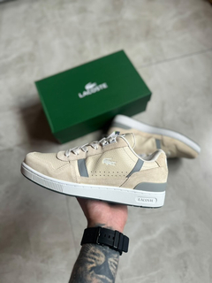 Tenis Lacoste TClipe - Off White (Couro) na internet
