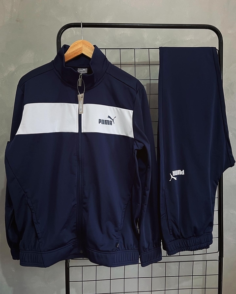 Agasalho Puma Poly Suit Cl Masculino - Azul Marinho