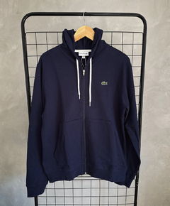 Moletom Lacoste Ziper (Azul Marinho)