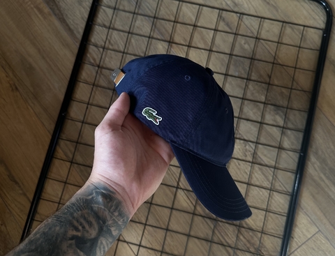 Bone Lacoste Gabardine (Azul Marinho)