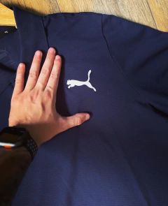 Polo Puma - Logo Puma Bordado (Azul Marinho) na internet