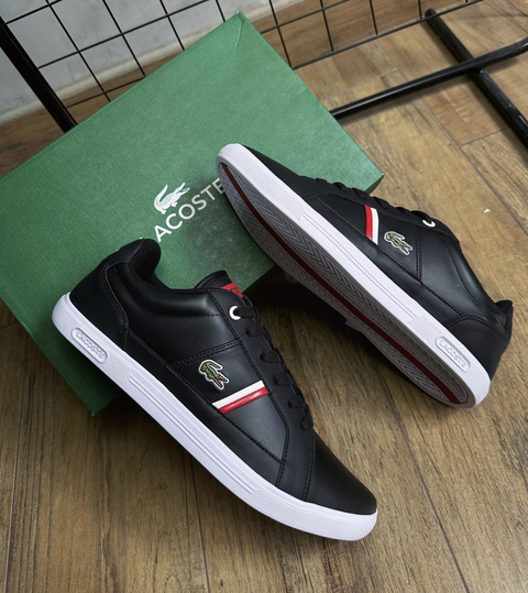 Lacoste Europa 2023 - Preto / Vermelho