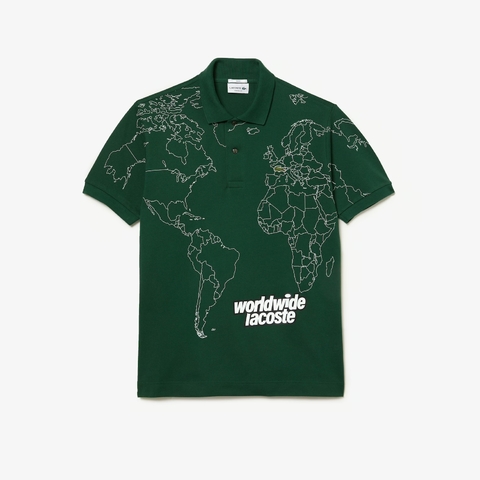Polo Lacoste L1212 WorldWide - Verde