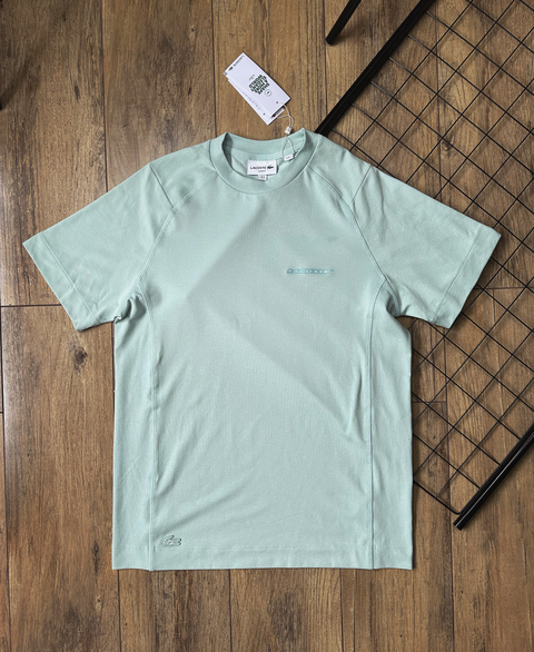Camisa Lacoste - Verde Agua (Dry) - Modelo Justo no corpo.