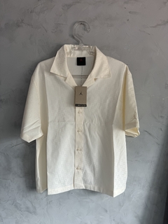 Camisa de botão Jordan 23 - Essentials (Off White)