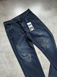 Calça - Jeans Oversized (Corte Reto) Azul Escuro - 2419224 - comprar online