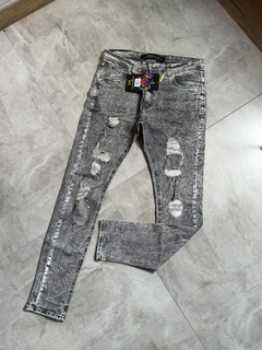 Calça Jeans Modelo Jogador - Cinza (2419393) - comprar online