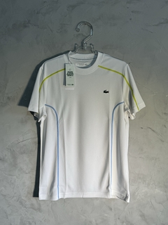 Camisa Lacoste Collor Block - Branca
