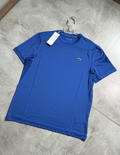 Camisa Lacoste Sport - Azul Royal (Croco Emborrachado)