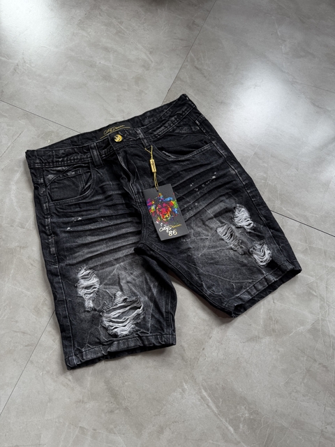 Bermuda Jeans Modelo Jogador - Mescla (2500820)