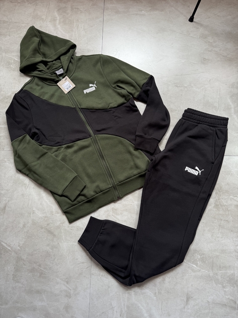 Conjunto Puma - Moletom CollorBlock