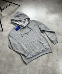 Moletom Mizuno - Logo (Cinza)