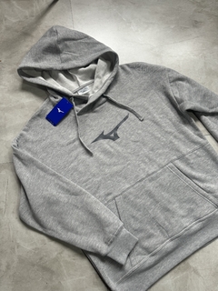 Moletom Mizuno - Logo (Cinza) - comprar online