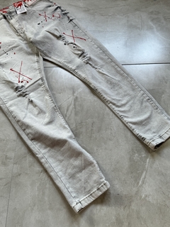 Calça Jeans Modelo Jogador - Cinza XxxRed na internet