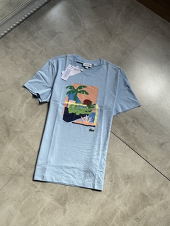 Camisa Lacoste Holiday Sunday - Azul