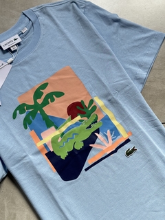 Camisa Lacoste Holiday Sunday - Azul - comprar online