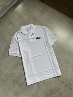 Polo Lacoste - Big Croco (Branca)