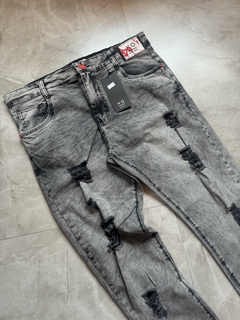 Calça Jeans Modelo Jogador - Cinza Blend - comprar online