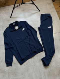 Conjunto Puma - Clean Sweat (Moletom) - Azul Marinho