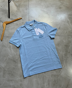 Polo Lacoste Paris - Azul Bebê