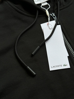 Moletom Lacoste Ziper - 100% Algodão (Preto) - kennaistore