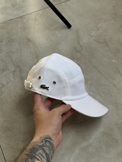 Boné Lacoste Five - Girolle (Branco) na internet