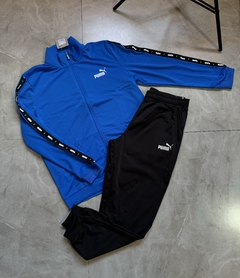 Conjunto Puma - Letreiro (Azul Royal)